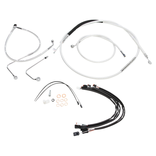 Magnum - Magnum Caliber Ape Hanger Handlebar Installation Kit - 14in. - Chrome - 38878-114