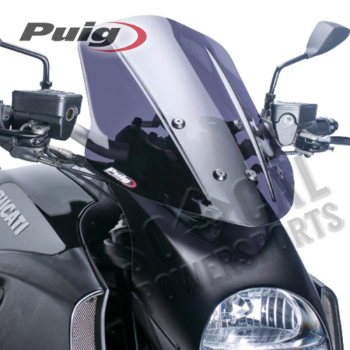 PUIG - PUIG New Generation Touring Windshield - Dark Smoke - 5655F