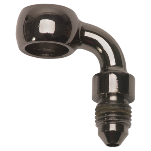 Russell - Russell Renegade Universal Adapter Fitting - 10mm (3/8in) Banjo x #3 Male 90 Degree - R40513B