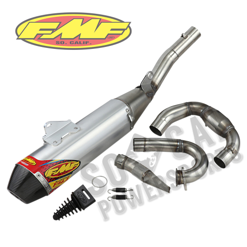 FMF Racing - FMF Racing Factory 4.1 RCT Full System - Aluminum Muffler - Carbon Fiber End Cap - 044446