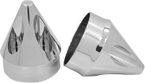 Avon Grips - Avon Grips Spike Axle Nut Covers - 1in. - Chrome - AXL-SPK-CH