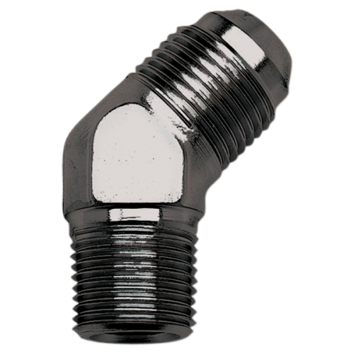 Russell - Russell Renegade Universal Adapter Fitting - 1/8in NPT - #3 Male with 45 Degree Bend - R42933B
