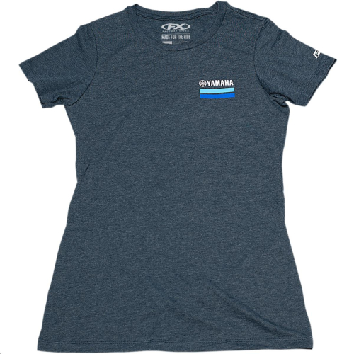 Factory Effex - Factory Effex Yamaha Chevron Womens T-Shirt - 22-87234 - Navy - Large