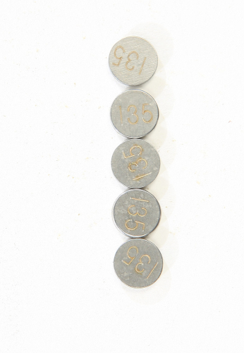 K&L Supply - K&L Supply 7.50mm Valve Shim Refill (5 pack) - 1.35mm - 13-6726