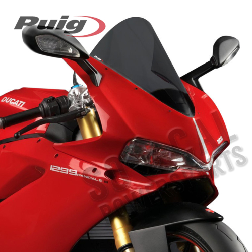 PUIG - PUIG Racing Windscreen - Dark Smoke - 7621F
