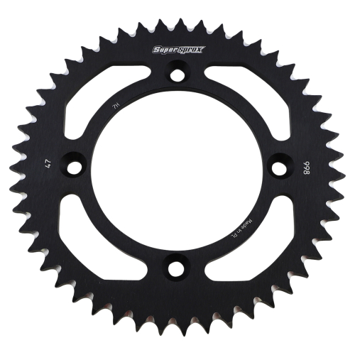 Supersprox - Supersprox Aluminum Rear Sprocket - 47T - RAL-998-47-BLK
