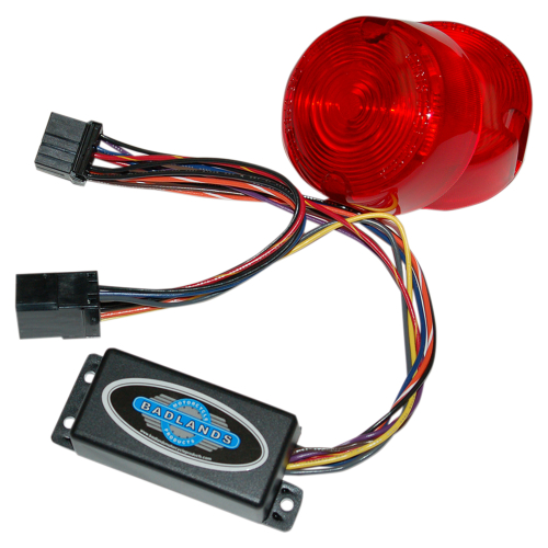 Badlands M/C Products - Badlands M/C Products Plug-In Illuminator with Red Lens - ILL-03-RL-B