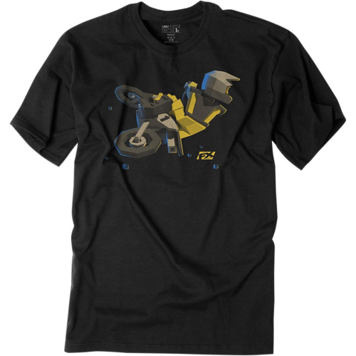 Factory Effex - Factory Effex Moto-Kids Youth T-Shirt - 19-83742 - Yellow/Black - Medium