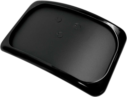 Drag Specialties - Drag Specialties Three-Bolt Style Large Radius License Plate Mount - Gloss Black - 2030-0629