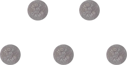 Hot Cams - Hot Cams 7.48mm Valve Shim - 2.55mm - 5PK748255