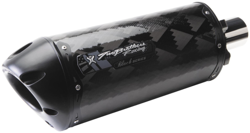 Two Brothers Racing - Two Brothers Racing M-2 Black Series V.A.L.E. Full System (10in. Cannister) - Carbon Fiber - 005-3270107V2-B
