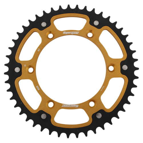 Supersprox - Supersprox Stealth Rear Sprocket - 47T - RST-808-47-GLD