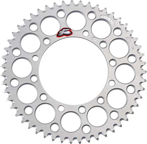 Renthal - Renthal Ultralight Rear Sprocket - Silver - 51T - 191U-420-51GESI