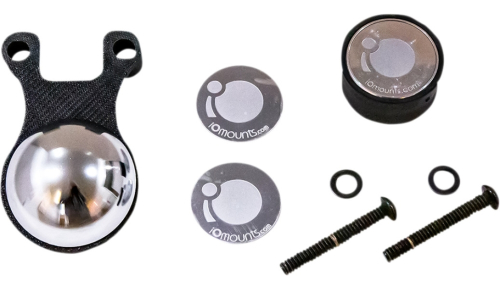Klock Werks - Klock Werks iOmounts Handlebar Perch Mount Kit - Black - KWD-01-0605-B