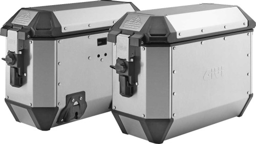 GIVI - GIVI Alaska Side Cases - 36lt. - Silver - ALA36APACK2