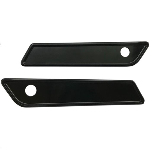 Pro-One Performance - Pro-One Performance Saddlebag Latch Smooth Covers - Chrome - 104721B