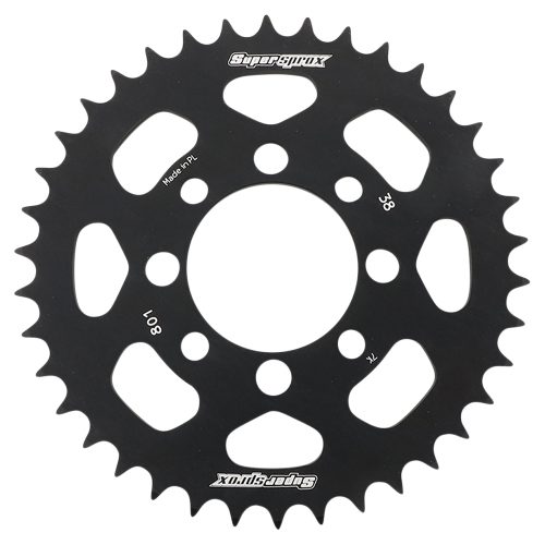 Supersprox - Supersprox Aluminum Rear Sprocket - 38T - RAL-801-38-BLK