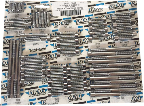 Drag Specialties - Drag Specialties Smooth M-Eight Engine Bolt Kit - 2401-0967