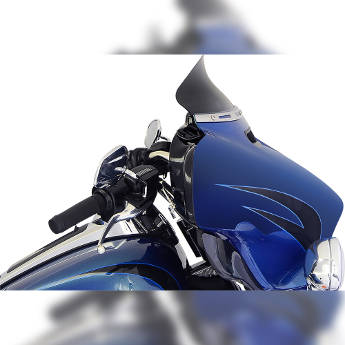 Klock Werks - Klock Werks Flare Windshield - 5in. - Solid Black - KWW-01-0319