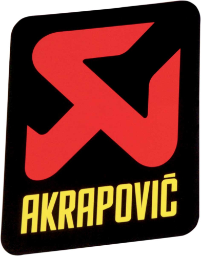 Akrapovic - Akrapovic General Replacement Exhaust Sticker - 70mm L x 75mm H - P-VST2AL
