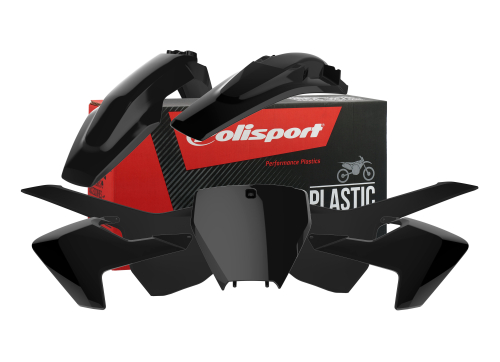 Polisport - Polisport Plastic Kit - Black - 90688
