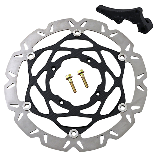 EBC - EBC Supermoto Carbon Fiber Look Contour Brake Rotor Kit - SMX6015