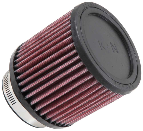 K&N Engineering - K&N Engineering Universal Round Straight Air Filter - Rubber End Cap - RB-0900