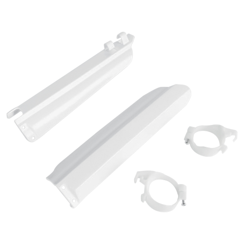 UFO Plastics - UFO Plastics Fork Slider Protectors - White - YA03803-046