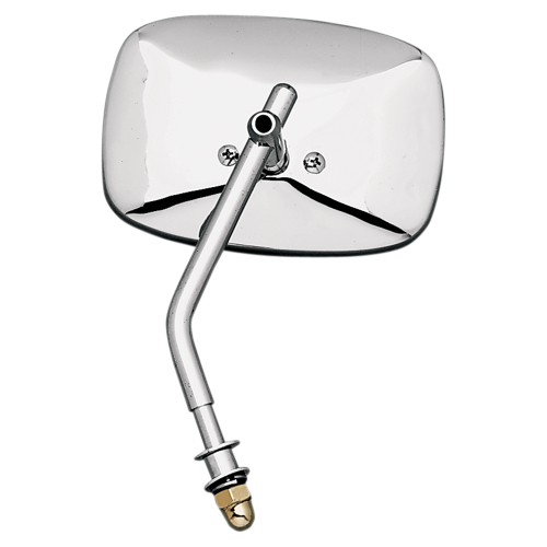 Emgo - Emgo Universal Screw-In Mount Mirror - Short Stem with Setscrew - Plain Face - Either - 20-21708