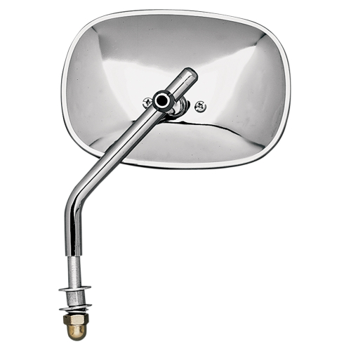 Emgo - Emgo Universal Rectangular Mirror - Stamped Steel - Harley Type - Either - 20-34800
