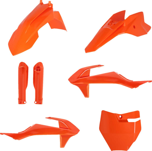 Acerbis - Acerbis Full Plastic Kit - Orange 16 - 2980585226