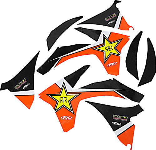 Factory Effex - Factory Effex Rockstar Shroud Graphic Kit - 23-14526