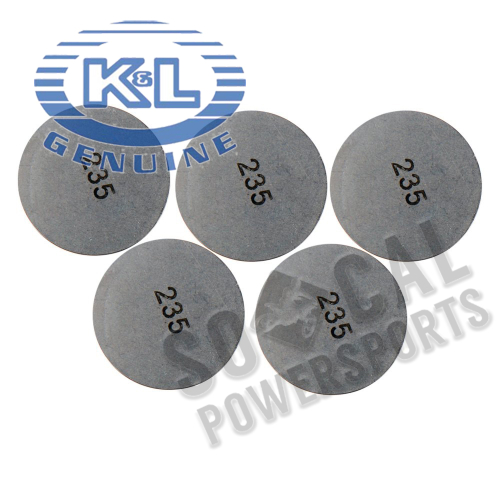 K&L Supply - K&L Supply 29.50mm Valve Shim Refill (5 pack) - 2.35mm - 13-7664