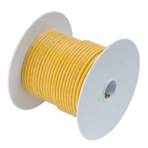 Ancor - Ancor Yellow 6 AWG Tinned Copper Wire - 100'