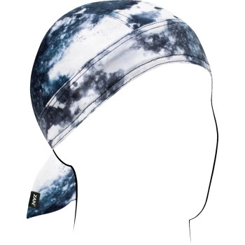 Zan Headgear - Zan Headgear Sportflex Flydanna - ZL153 - Black/White - OSFA