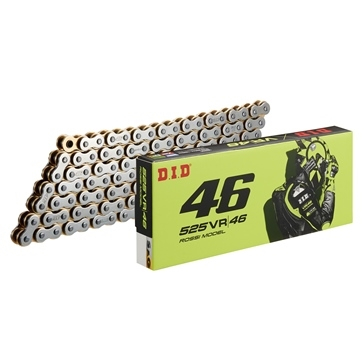 D.I.D - D.I.D 525VR46 Road Racing Chain - 120 Links - M525VR46SG120