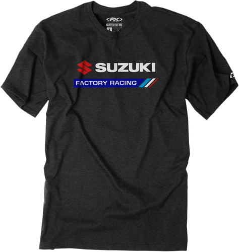 Factory Effex - Factory Effex Suzuki Ractory Racing Premium T-Shirt - 22-87402 - Black - Medium