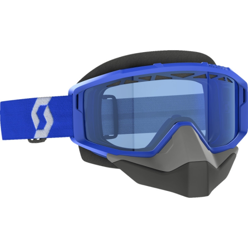 Scott USA - Scott USA Primal Snowcross Goggles - 278606-1006107 - Blue/White/Blue Tint Lens - OSFM