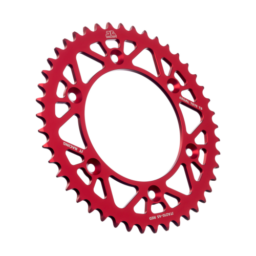 JT Sprockets - JT Sprockets RaceLite Aluminum Rear Sprocket - 49T - Red - JTA1204.49RED