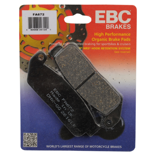 EBC - EBC Organic Brake Pads - FA672