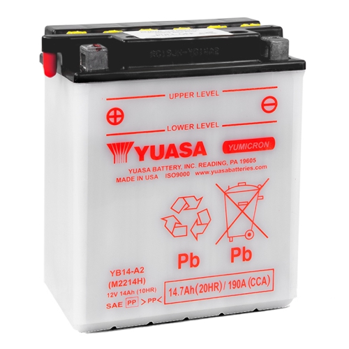 Yuasa - Yuasa Yumicron Battery - YB14-A2 - YUAM2214HIND