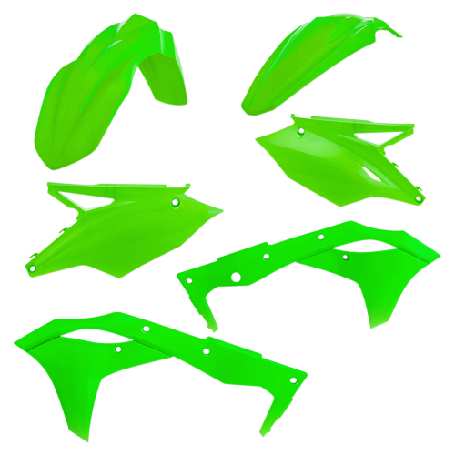 Acerbis - Acerbis Plastic Kit - Flo Green - 2685810235
