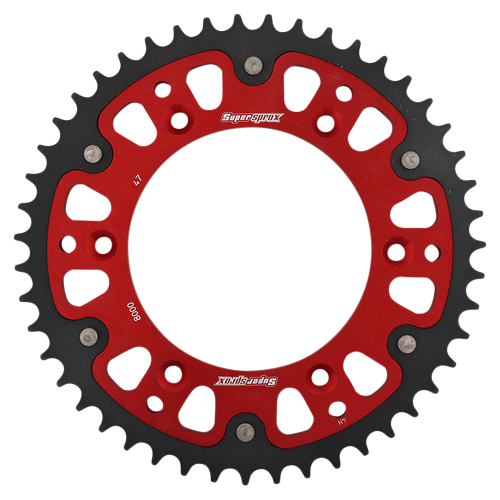 Supersprox - Supersprox Stealth Rear Sprocket - 47T - RST-8000-47-RED