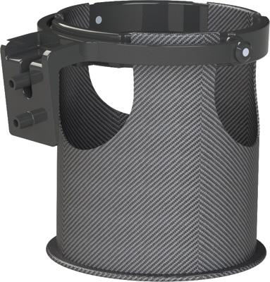 HardBagger - HardBagger Aluminum Lower Fairing Door Cup Holder - 11420