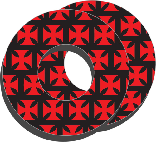 Factory Effex - Factory Effex Moto Grip Donuts - Iron Cross - 08-67904
