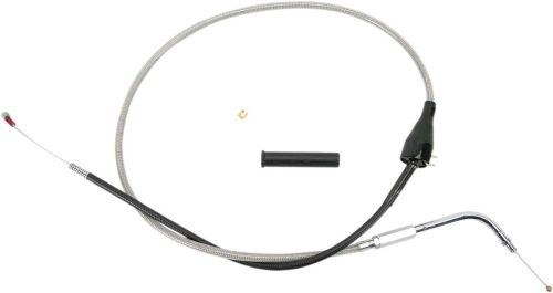 Drag Specialties - Drag Specialties Braided Idle Cable - 38 3/8in. - 5343100B