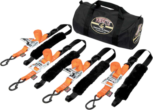 Powertye - Powertye Fat Strap Trailer Kit - Orange - TRAILERKIT-89