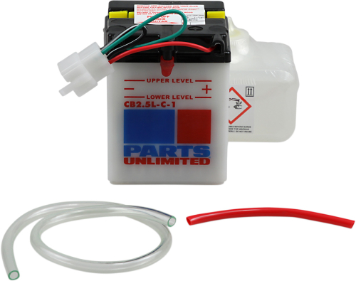 Parts Unlimited - Parts Unlimited 12V Heavy Duty Battery Kit - CB2.5L-C-1-FP