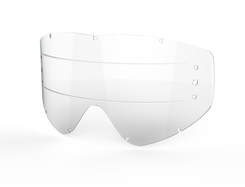 EKS Brand - EKS Brand Zip Off System Lens - Clear - 067-40270