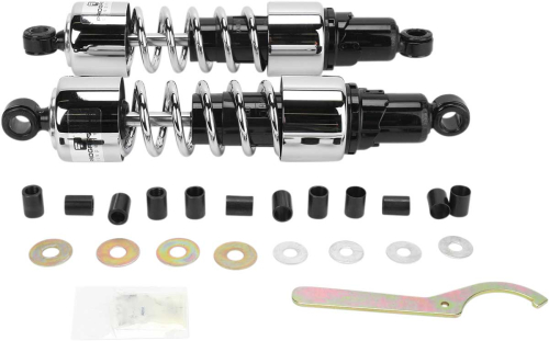Progressive Suspension - Progressive Suspension 412 Series Heavy Duty 13.5in Shocks - Chrome - 412-4215C